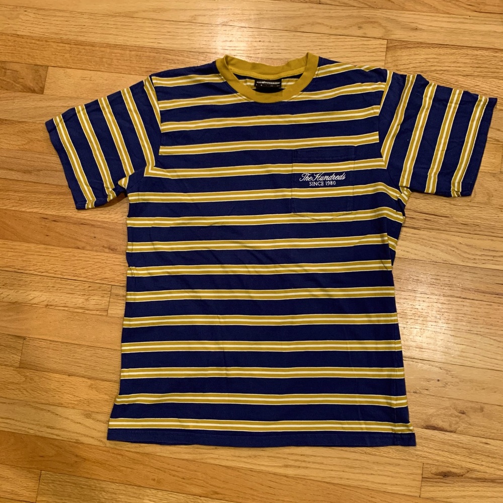 The Hundreds stripe tshirt